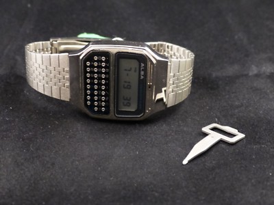 【らいらっく】ALBAカリキュレーター　Y739-5000 NOS VINTAGE ALBA (by SEIKO pulsar ) CALCULATOR ALARM WATCH