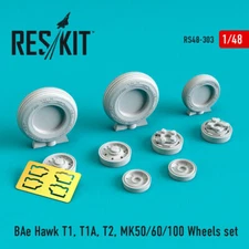 1/48 ResKit RS48-0303 BAe Hawk T1, T1A, T2, MK50/60/100 Wheels set