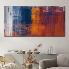 Malerei Abstrakte Kunst 140x70 Canvas Wandbild Leinwand Bilder