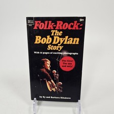 1966 DELL 1st Paperback Folk-Rock: The Bob Dylan Story - Sy & Barbara Ribakove
