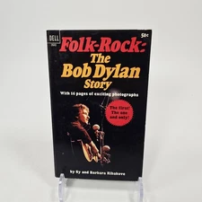 1966 DELL 1st Paperback Folk-Rock: The Bob Dylan Story - Sy & Barbara Ribakove
