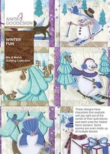 Winter Fun Anita Goodesign Embroidery Machine Design CD NEW