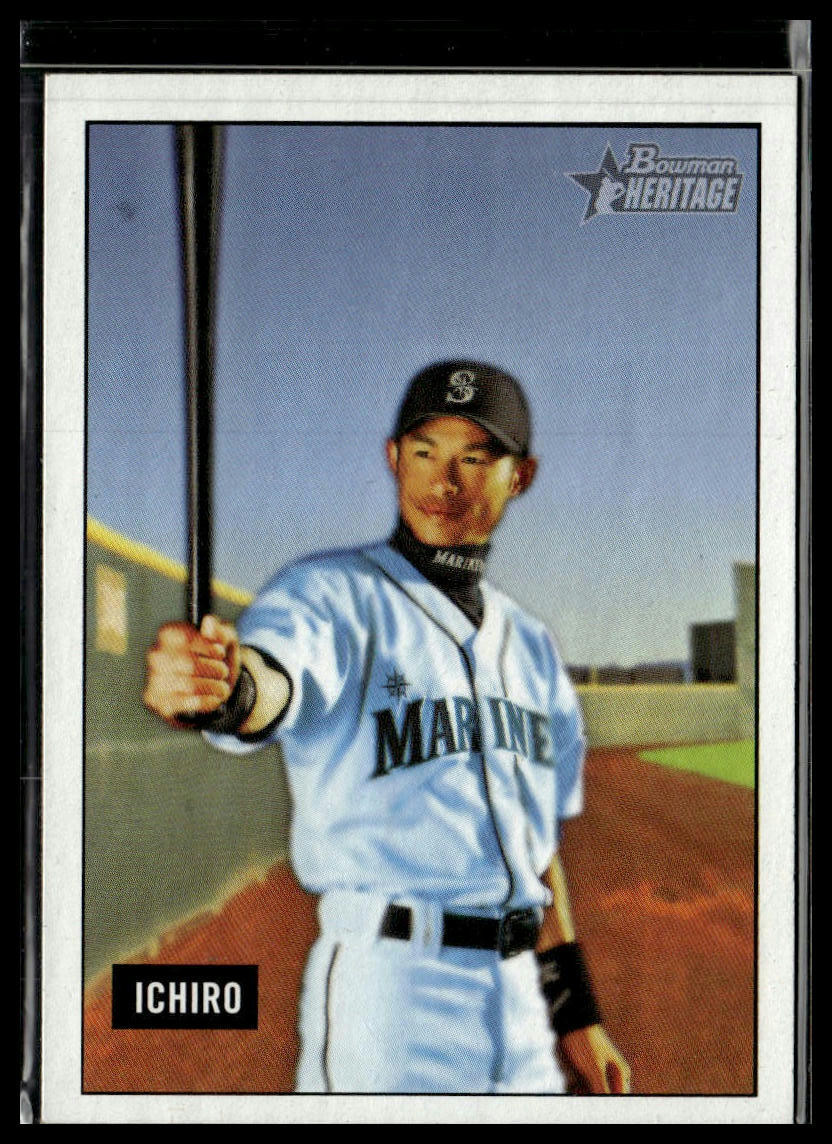 2005 Bowman Heritage #156 Ichiro Suzuki Mariners HOF Japan | eBay