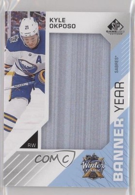 2018 Upper Deck SP Game Used Banner Year: Winter Classic Kyle Okposo #BWC-KO hn6