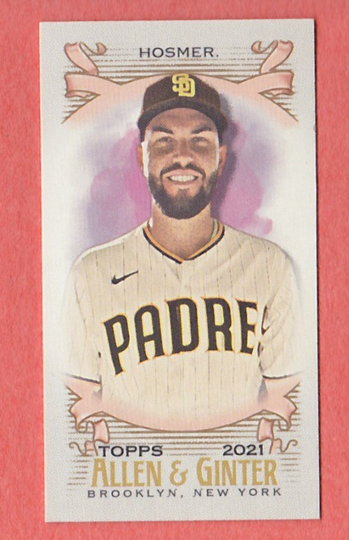 2021 Topps Allen & Ginter Mini A&G back #191 eric Hosmer SDan Diego Padres