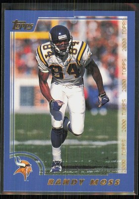 2000 Topps Randy Moss Minnesota Vikings #60