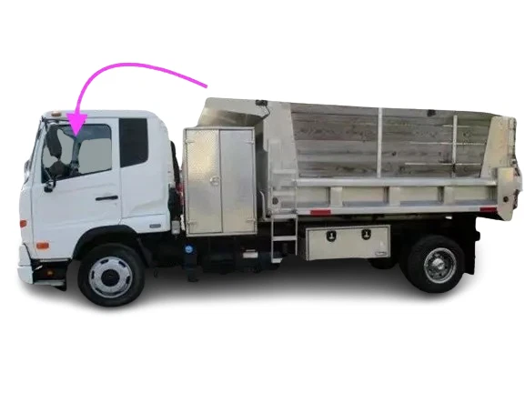 Se adapta a: 2011-2012 UD Truck 1800 200 2300 2600 3300 puerta delantera izquierda ventana vidrio Foto 2 de 4