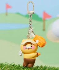 Kakao Friends Choonsik Golf Keyring Figure Keychain Bag Key Holder Bag Charm