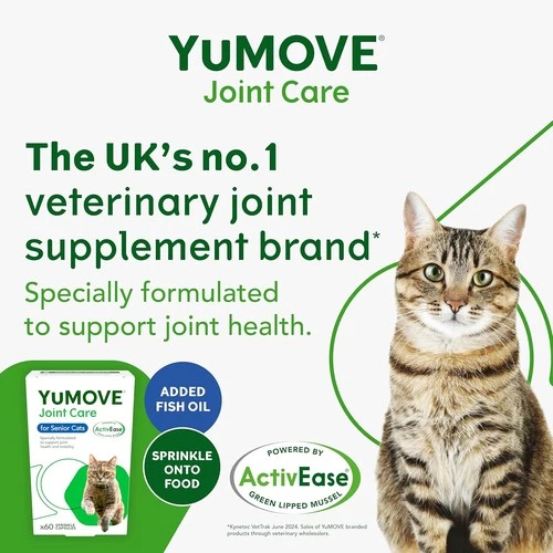 YuMOVE Senior Cat Joint Supplement for Joint Care & Joint Aid, for Older, Stiff - Picture 2 of 5