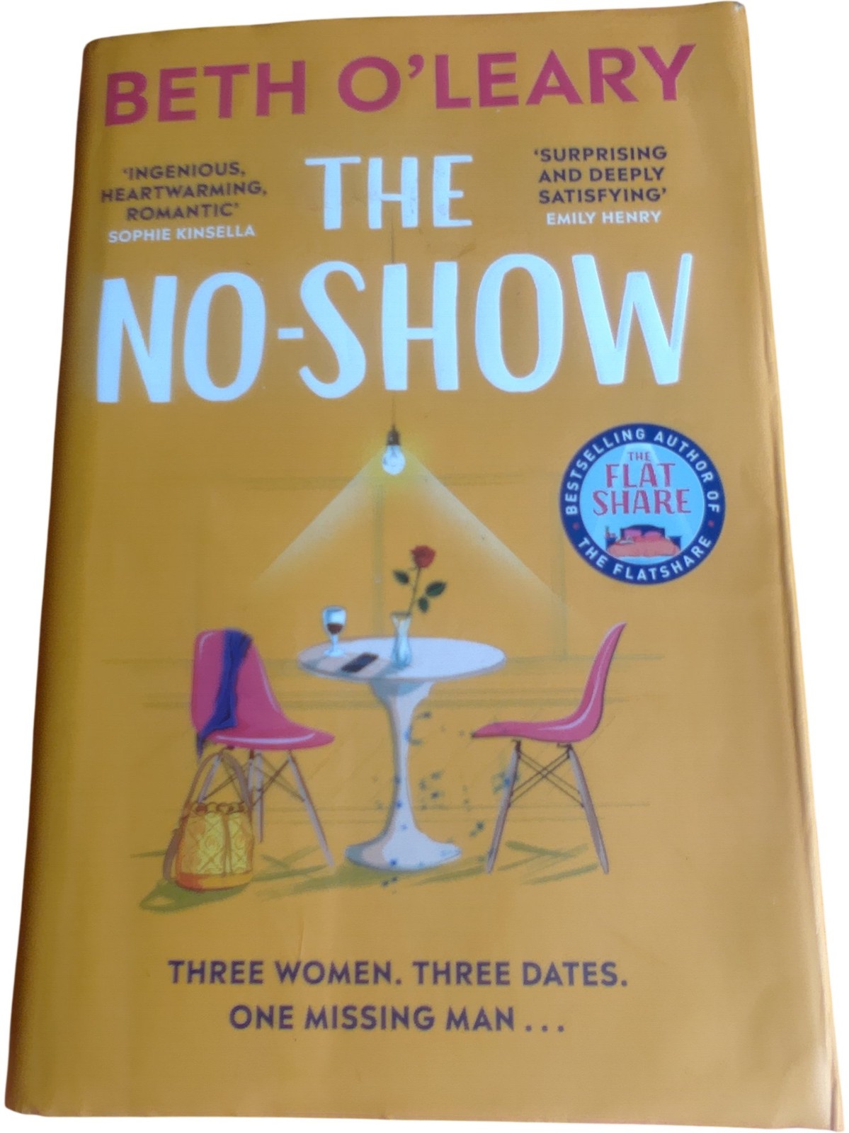 Beth O'Leary The No-Show Hardcover Novel Heartwarming Romantic