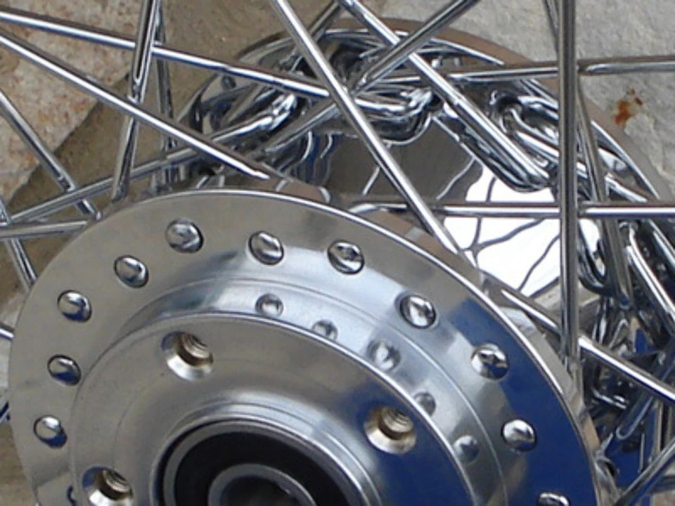 19" FRONT WHEEL FOR HARLEY DAVIDSON DYNA SPORTSTER NARROW GLIDE WHEEL 2000-07 - Imagem 2 de 4