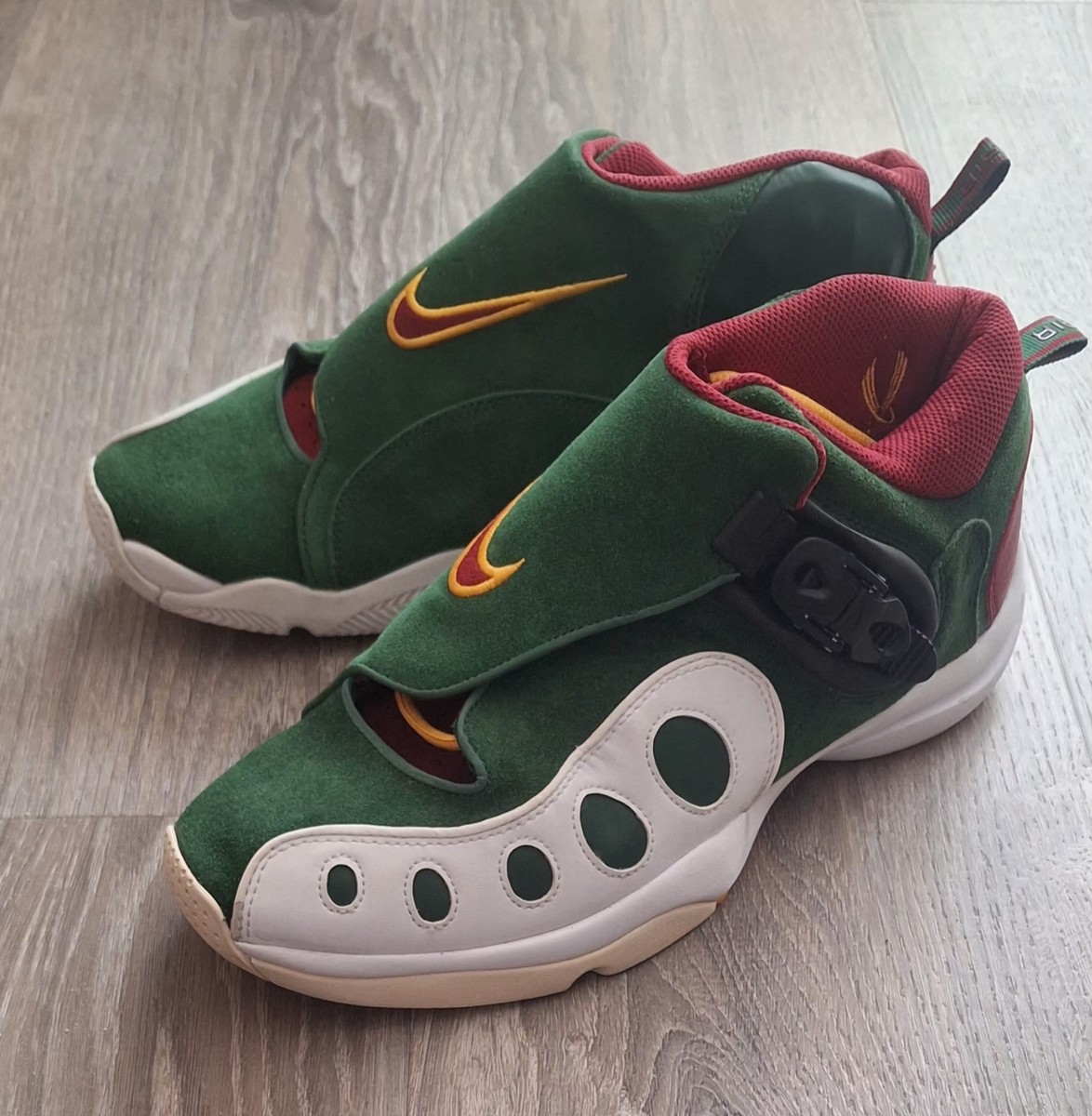 Nike Zoom GP Retro Supersonics Green Gary Payton Size 10 Sneakers