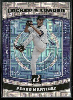 2023 Donruss - Locked & Loaded Vector Pedro Martinez #LL4 Boston Red Sox
