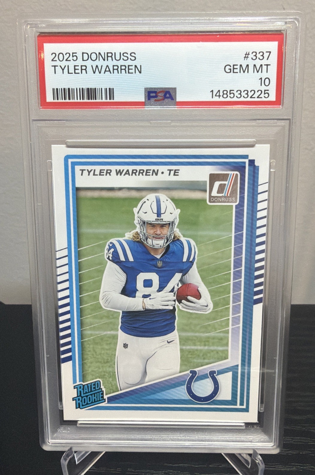 Tyler Warren Panini Donruss #337 Base