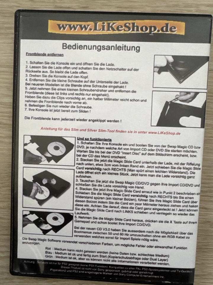 Swap Magic 3 Plus v3.6 für PS2 | Original | CD + DVD Set Tested & Funktionsfähig - Bild 2 von 3
