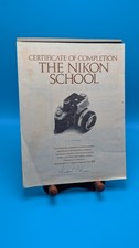 Vintage Certificate of Completion The Nikon School Ephemera Lot incl Exit Survey