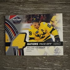2025-26 UD SP Game Used 4 Nations Face off William Nylander Event Used 4N-WN