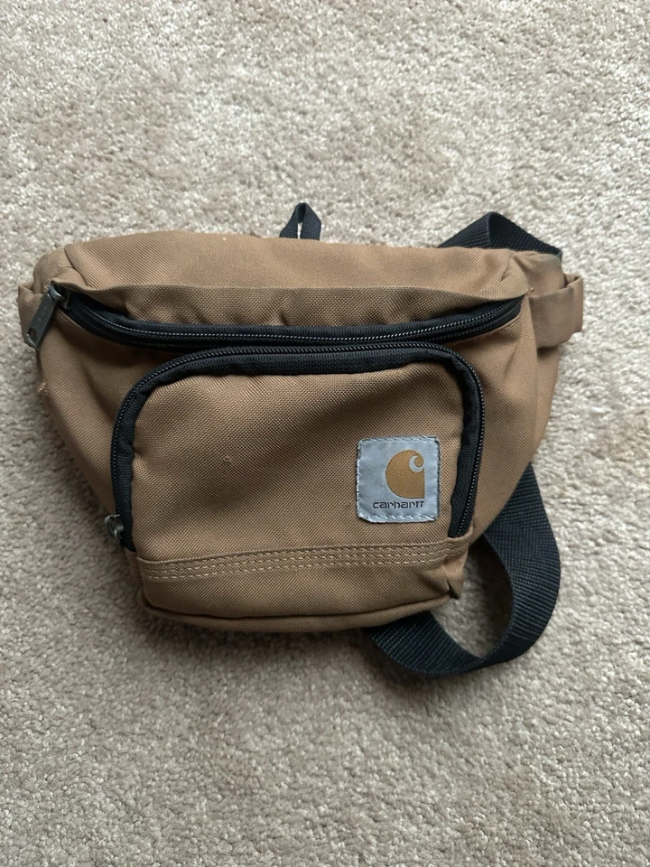 Riñonera Carhartt Waist Pack, bronceada, repelente al agua para trabajo o viaje Foto 2 de 2