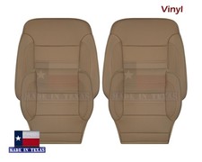 2014 2015 2016 2017 For Gmc Sierra Denali Front Leatherette Seat Cover Tan Dune