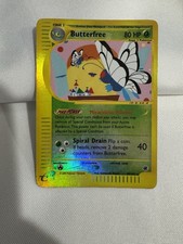 Butterfree 38/165 Reverse Holo Pokemon Expedition 2002 Wotc Vintage MP