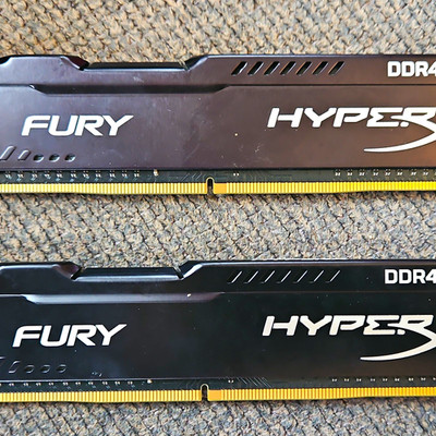 Kingston HyperX Fury 8GB (2x4GB) DDR4-2133 Desktop RAM HX421C14FBK2/8