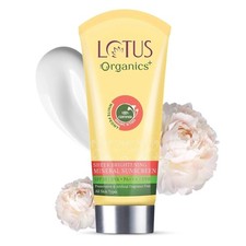 Lotus Organics Sheer Brightening Mineral Sunscreen SPF 50 PA   100g 