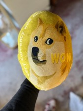 Almohada Dogecoin almohada criptográfica divertida para regalo