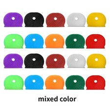24 Pack Key Caps Colorful Plastic Key Cover 10 random Colors Flat Styles