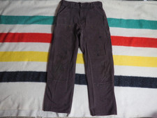 VTG Y2k Carhartt Faded Dark Brown Double Knee 32x31 Canvas Work Grunge Pants Men