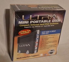 ULT31310 Ultra Mini Portable Disk. Compact, External Hard Disk Enclosure NEW 