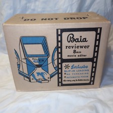 Vintage NOS IN SEALED BOX Baia Reviewer 8mm Movie Editor W/ Slip In Loading