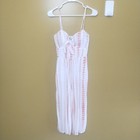 AUW Strappy Peach Tie Dye Jumpsuit M Boho