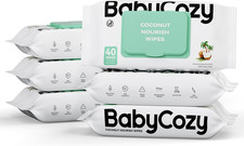 Baby Wipes, Cleansing & Moisturizing 2-In-1  Sensitive Baby Wipes, 100% Plant Fi