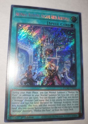 Artmage Academic Arcane Arts Acropolis DUAD-EN054 Secret Rare NM 1st Ed YUGIOH