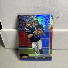 2008 Topps Finest JON KITNA #18 Refractor Detroit Lions ~MR14