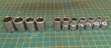 11 x Koken 3400M 3/8" Drive Socket Set (Missing 13mm) LT23224-SP