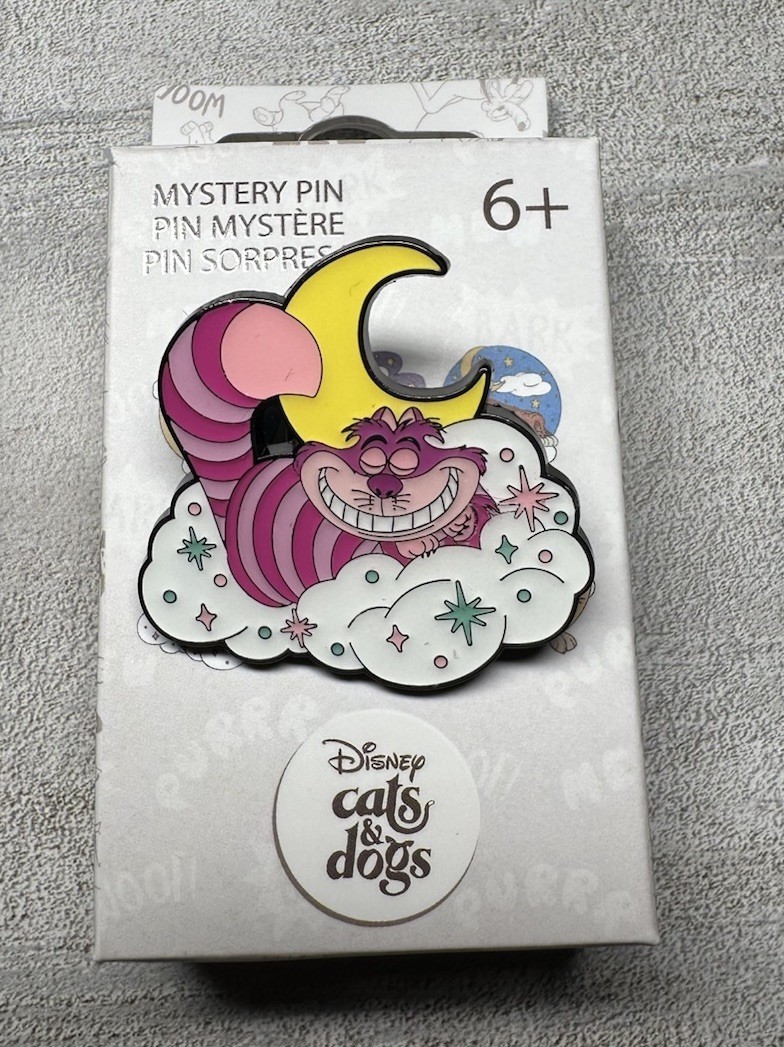 Loungefly Disney Cats & Dogs Moon Blind Box Enamel Pin - Cheshire Cat