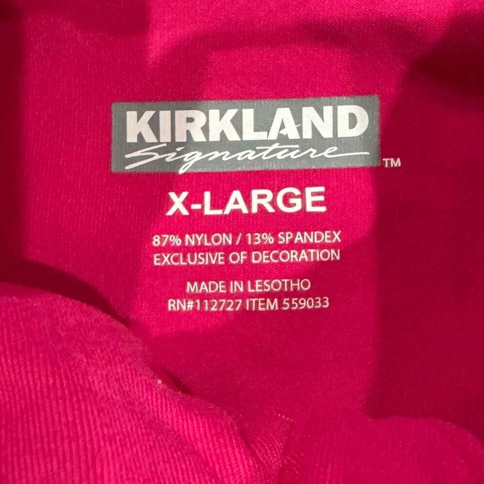 Chaqueta Kirkland Signature Mujer con Cremallera Rosa Caliente Cremallera Completa Atlética Talla XL Foto 4 de 4