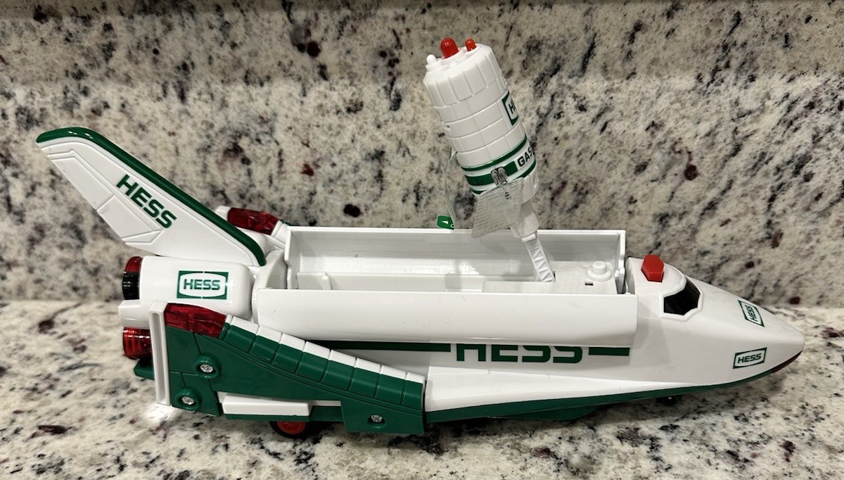 1999 Hess Collectible Toy Truck and Space Shuttle - See Desc. - Lights Untested