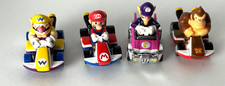 Nintendo Mario Kart Hot Wheels Lot Of 4 Donkey Kong Mario Waluigi Wario Pre Own