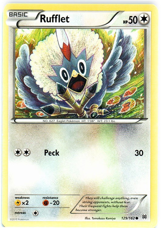 Rufflet - 129/162 - Common LP BREAKThrough