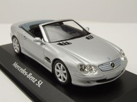 Maxichamps, Mercedes Sl-Klasse R230 2001 Silber Metallic., 1/43, MXC940031030