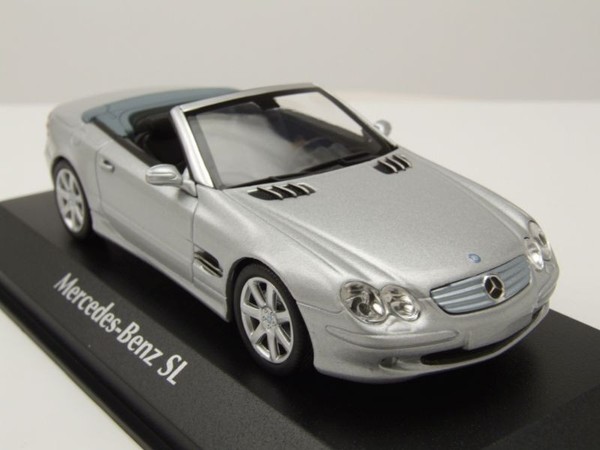 Maxichamps, Mercedes Sl-Klasse R230 2001 Silber Metallic., 1/43, MXC940031030-image