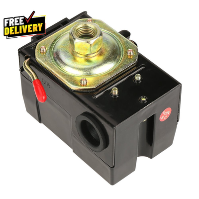 #ad Air Compressor Pressure Switch Control 95 125 PSI 20A 220V Universal Heavy Duty $25.67