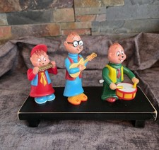 Vintage 1983 Alvin  The Chipmunks Wind-Up Band Toy   Theodore Simon Alvin