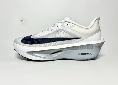 Nike Zoom X Fly 6 Elite Laufschuhe Kohlefaser Flyplate weiß grau 5,5 14