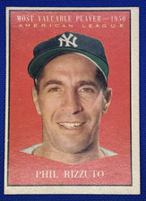 PHIL RIZZUTO - 1961 Topps #471 1950 MVP Yankees EX-EXMT