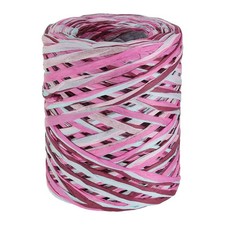 219Yard Raffia Ribbon Raffia Paper Craft Ribbon Red/Rose Red