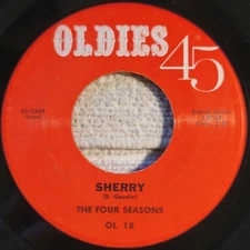 Four Seasons "Sherry / I've Cried Before" REISSUE strong VG