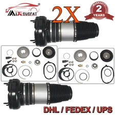 Pair Front Air Suspension Spring Bag Repair Kit For Audi A8 D4 4H A6 C7 A7 S7 4G